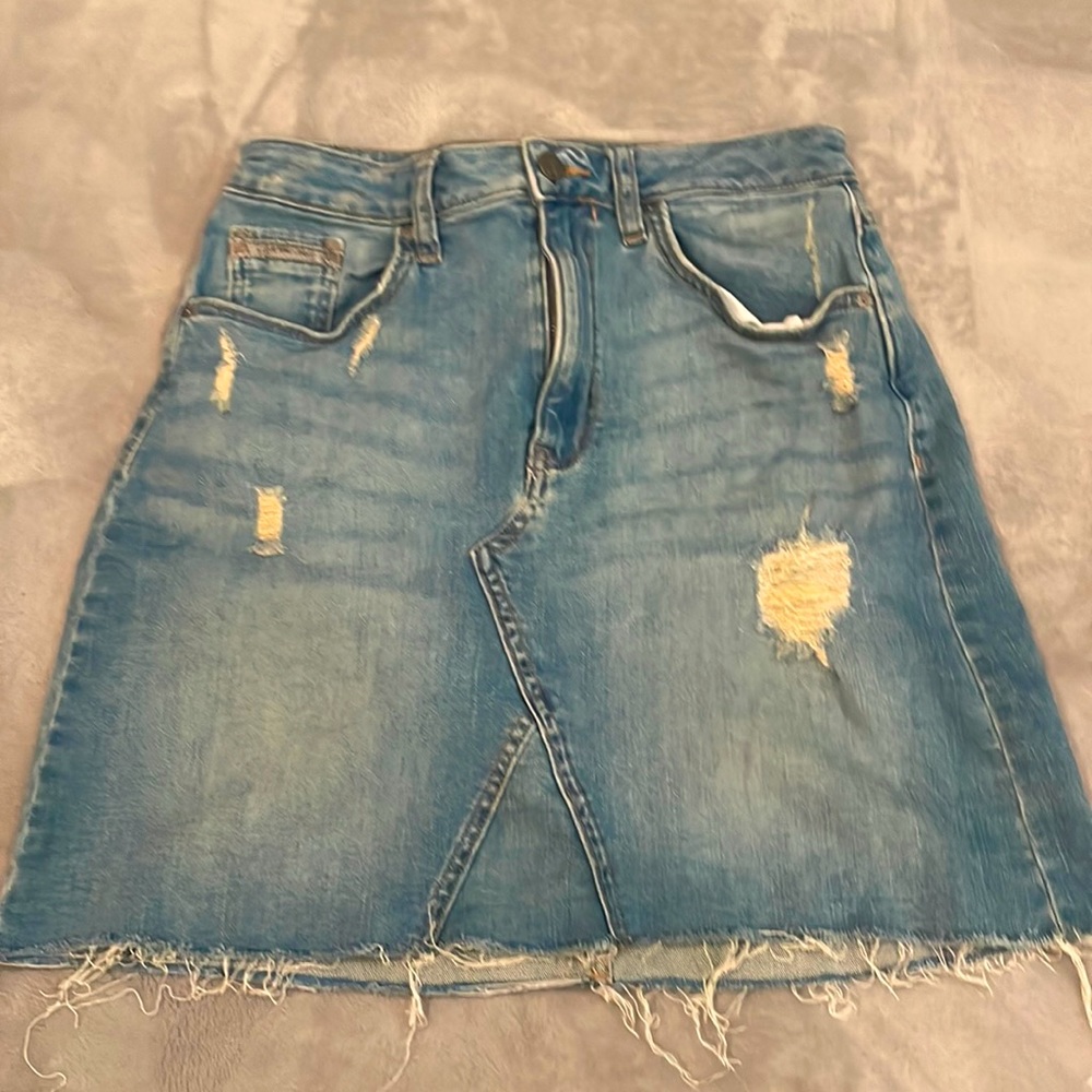 CK denim skirt, stretchy, brand new.